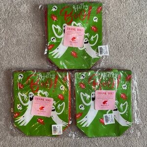 3 packages, 12 reusable Halloween bags in each package NWT